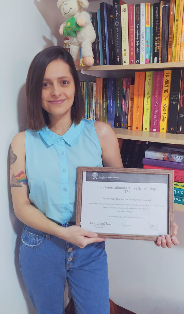 Gisele Rodrigues, itapetiningana, ganhadora do prêmio ITS, estudante do SESI Itapetininga.