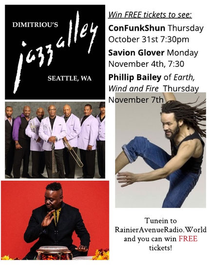 Win tickets to Jazz Alley: Con Funk Shun, Savion Glover, Phillip Bailey