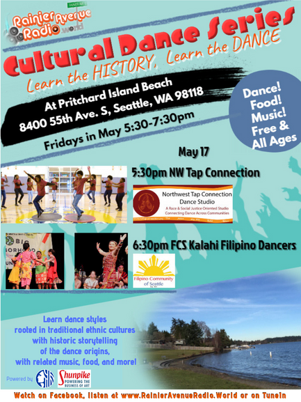 5-17-19 RAR.W Cultural Dance Series at Pritchard Beach: NW Tap Connection & FCS Kalahi Dancers
