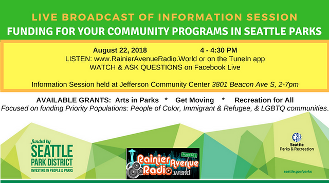 Live broadcast - Seattle Parks funding s