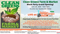 6-26-21 LIVE at Clean Greens Farm & Market Block Party Grand Opening!
