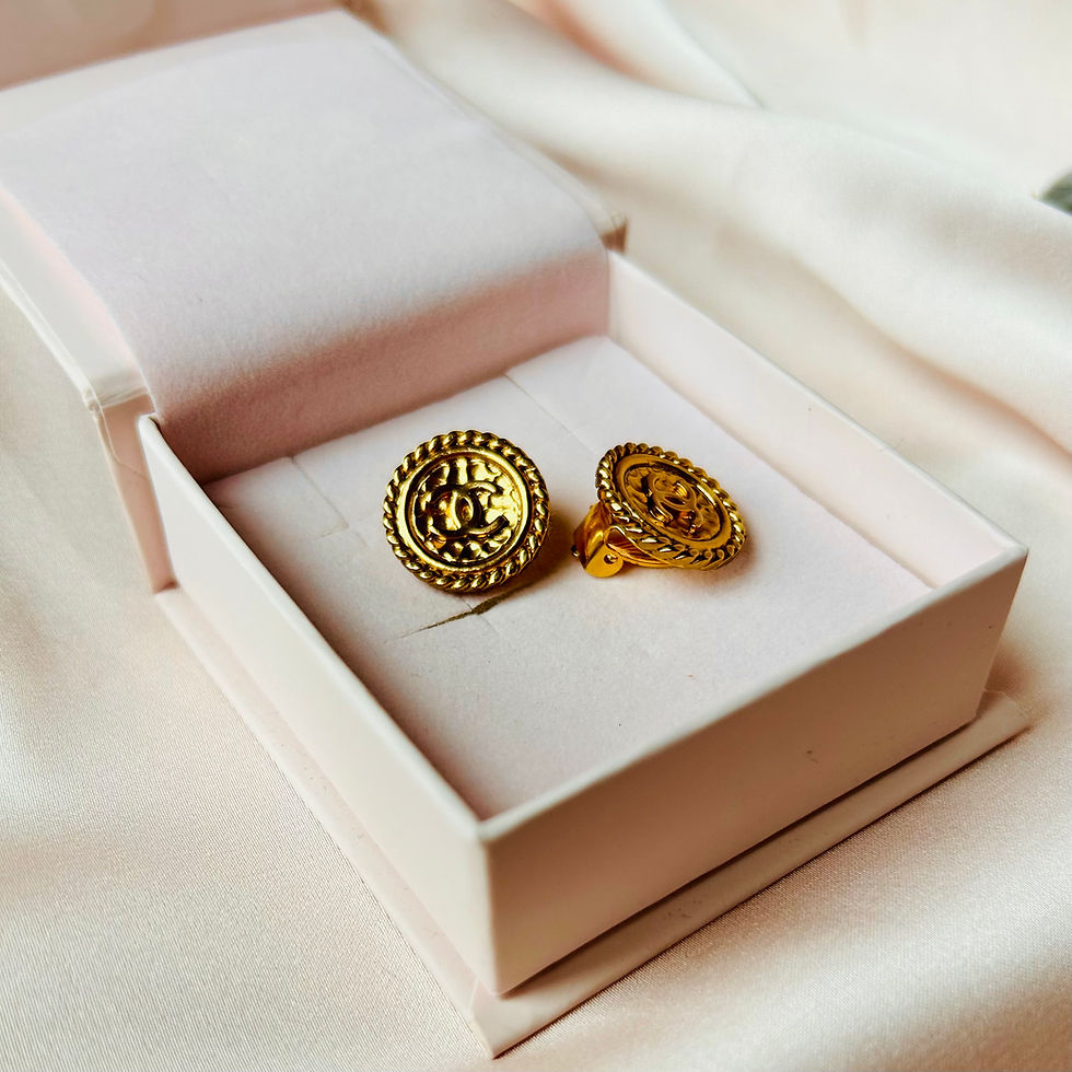 Miniature : Boucles d'oreilles upcyclées Orangerie