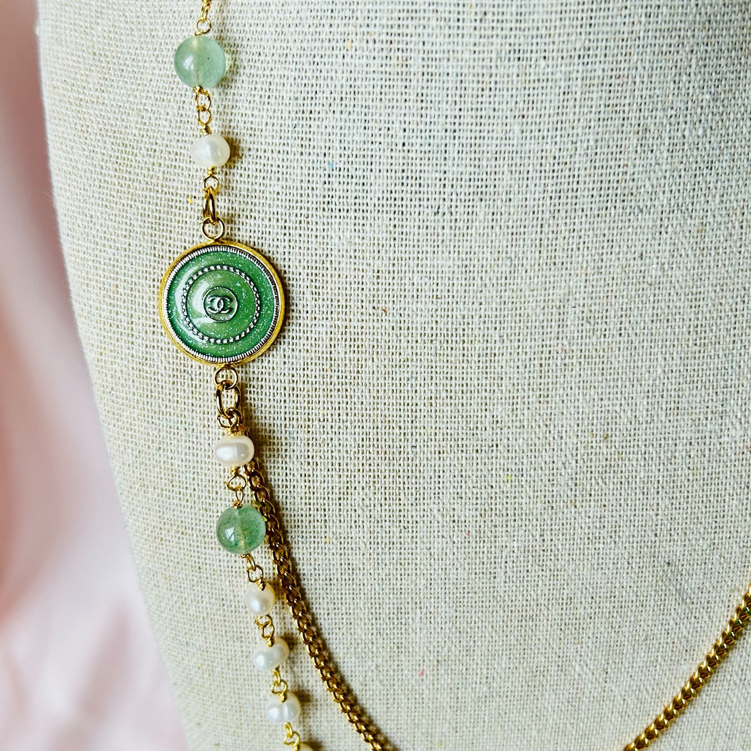 Collier sautoir upcyclé Diderot