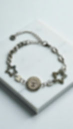 Boucles d'oreilles upcyclées Vaneau, en acier inoxydable réalisé, avec un bouton Haute Couture