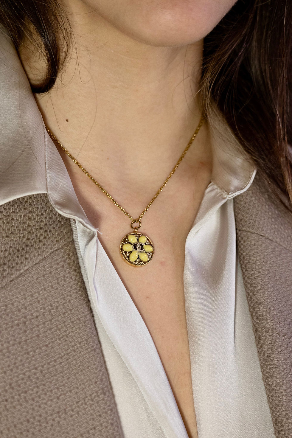 Collier Upcyclé Tour Eiffel