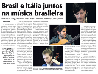 Brasil e Itália juntos na música brasileira