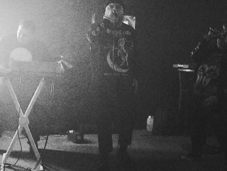 andy performing as lead singer in post punk band