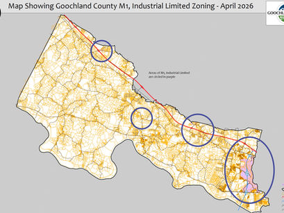 M-1 Areas where Data Centers are allowed By Right! No public or BOS approval needed.
