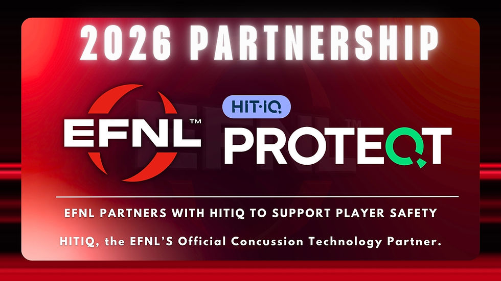 EFNL Partners with HITIQ to Support Player Safety