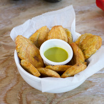 Fried Green Plantains