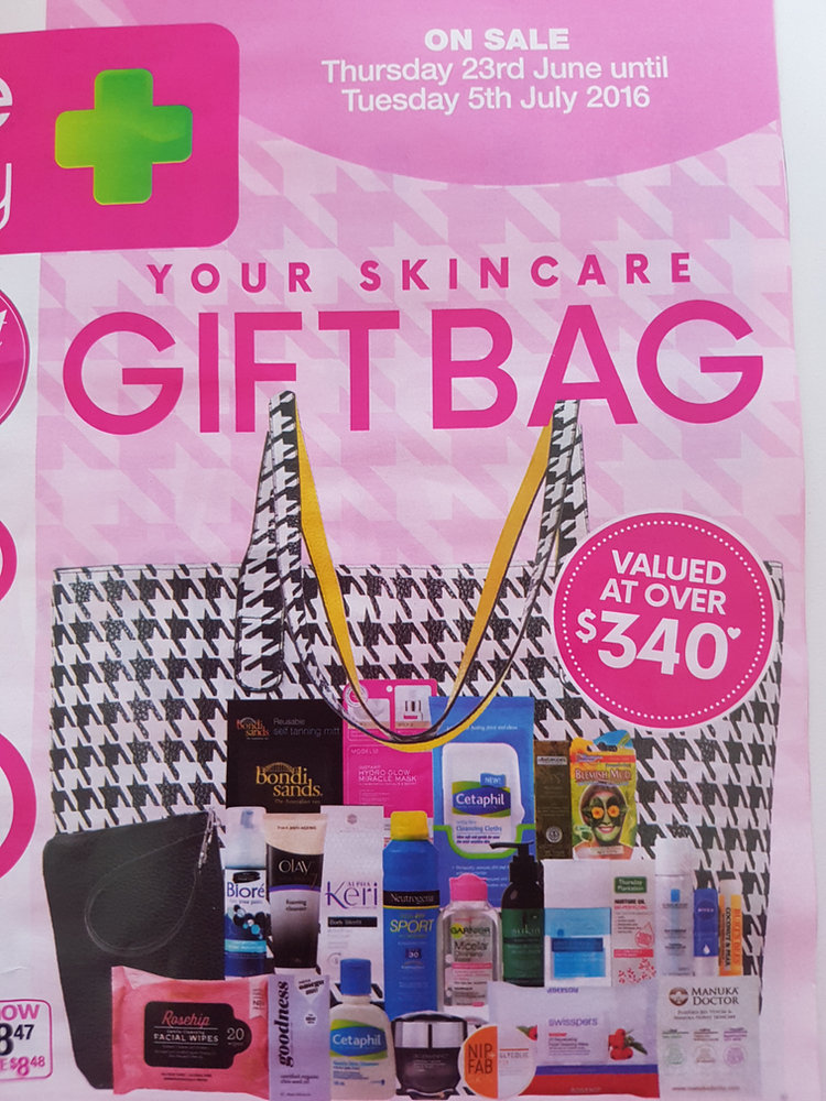 Priceline Skincare Goody Bag June July 2016