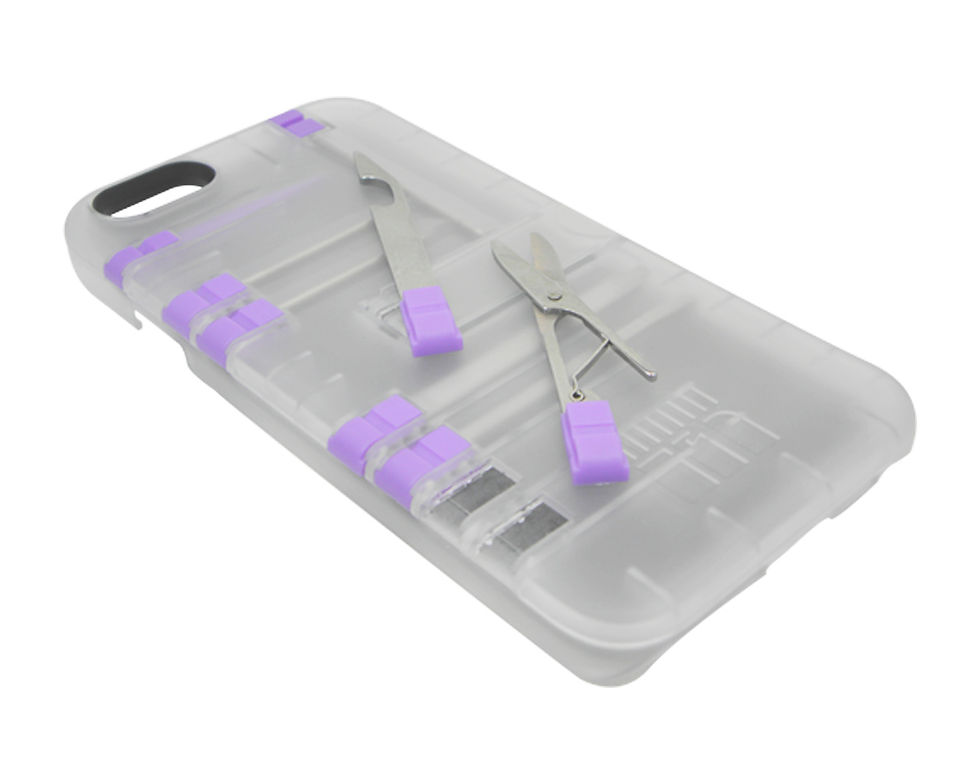 Thumbnail: Multi-Tool Utility case - Clear case/Purple tools