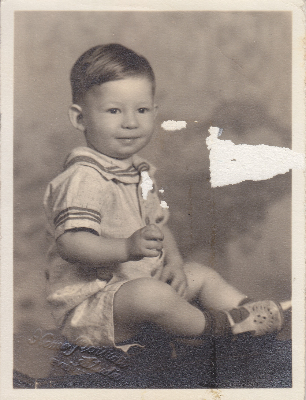 Love to Auntie Jean from Arthur Val. I was almost 2 yrs. old when this was taken. -