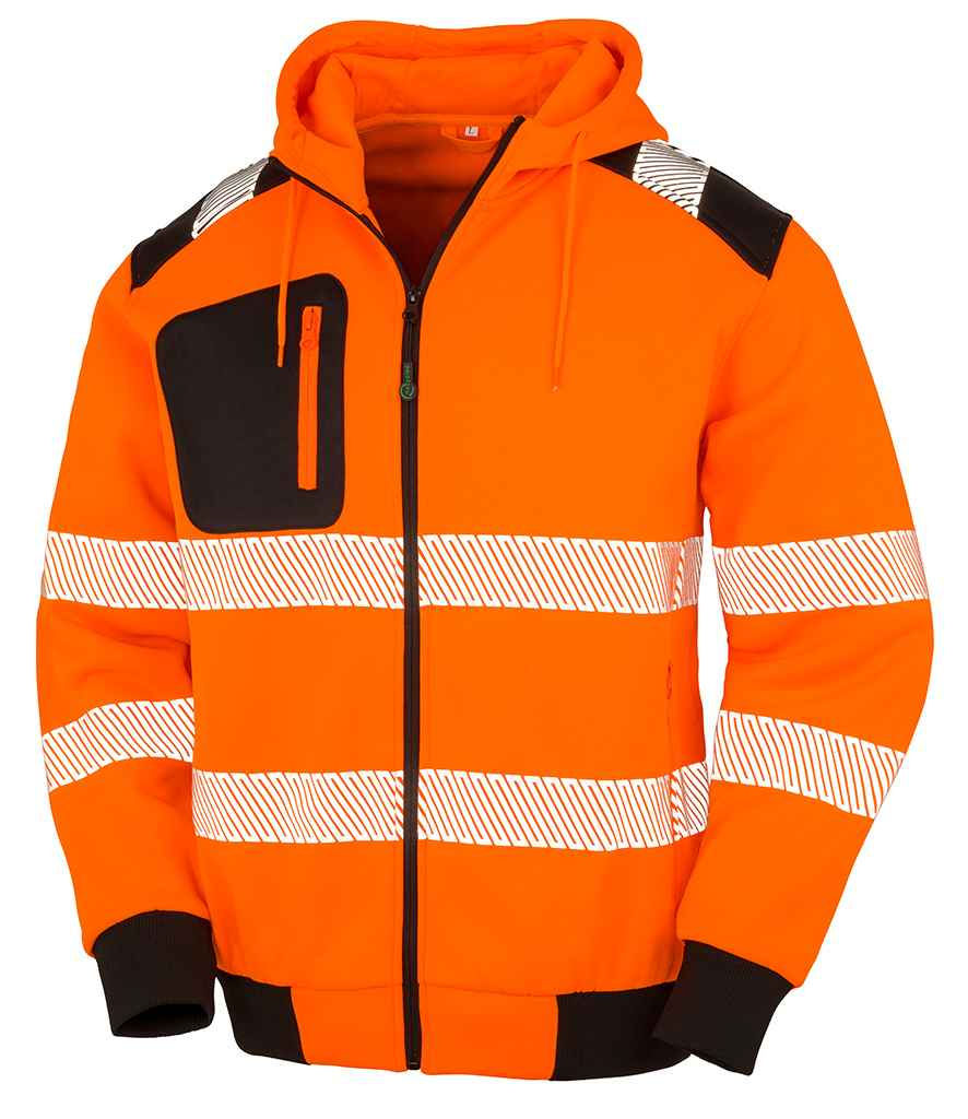 Thumbnail: Result Genuine Recycled Safety Zip Hoodie (RS503)