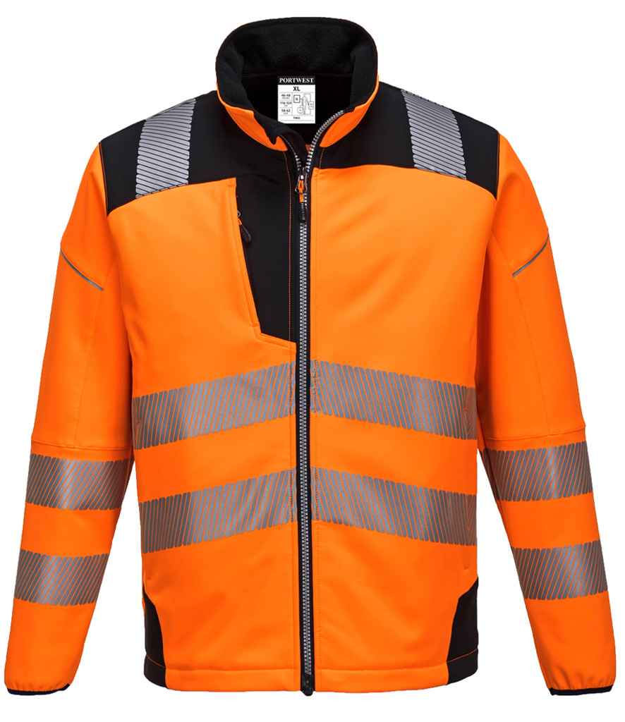 Thumbnail: Portwest PW3 Hi-Vis Soft Shell Jacket PW1011