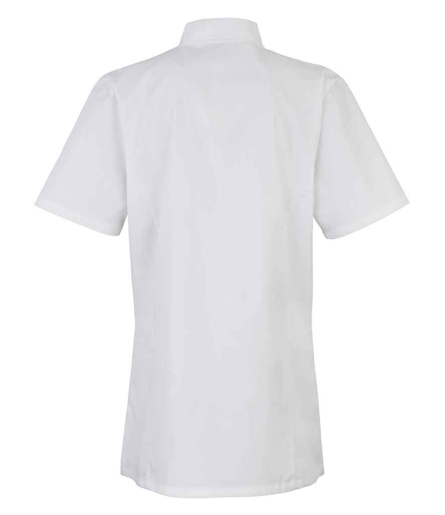 Thumbnail: Premier Ladies Short Sleeve Chef's Jacket (PR670)