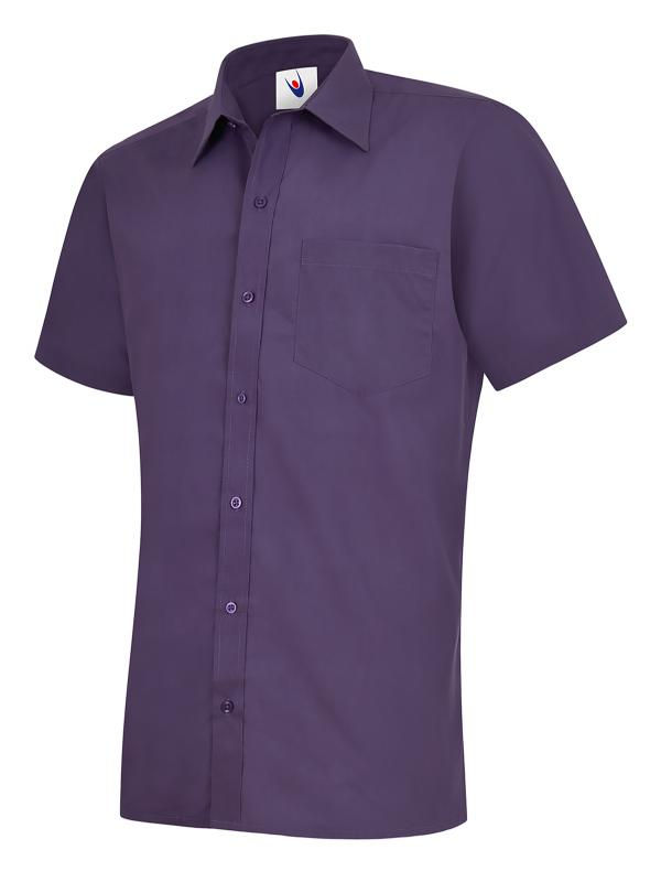 Thumbnail: UC710 Mens Poplin Half Sleeve Shirt