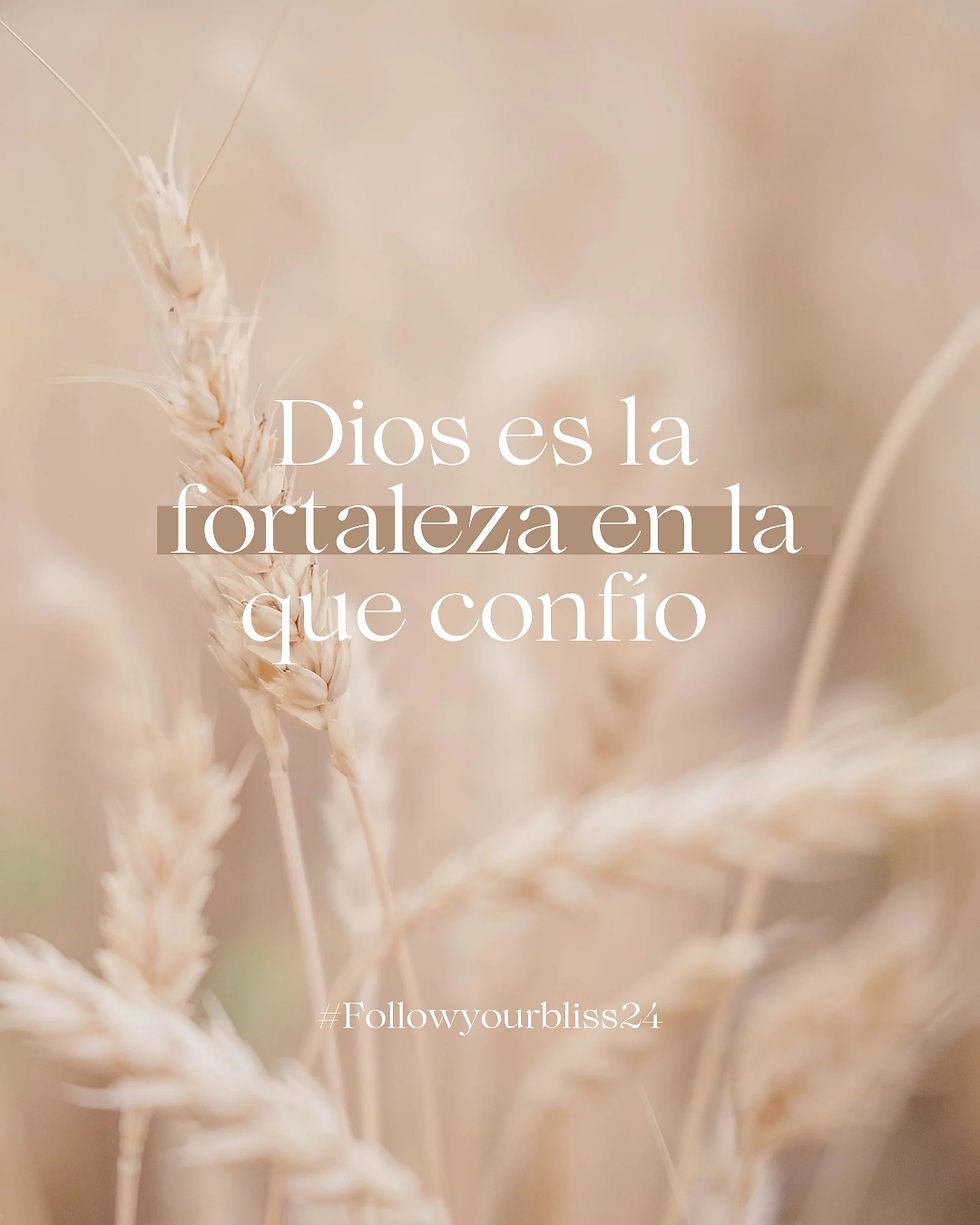 Dios es la fortaleza en la que confío