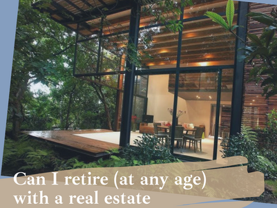 Can I retire (at any age) with a real estate investment of $75K-$150K?