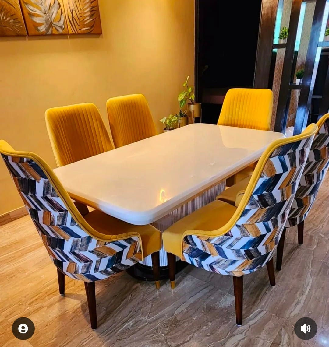 Modern Marble Dining Set