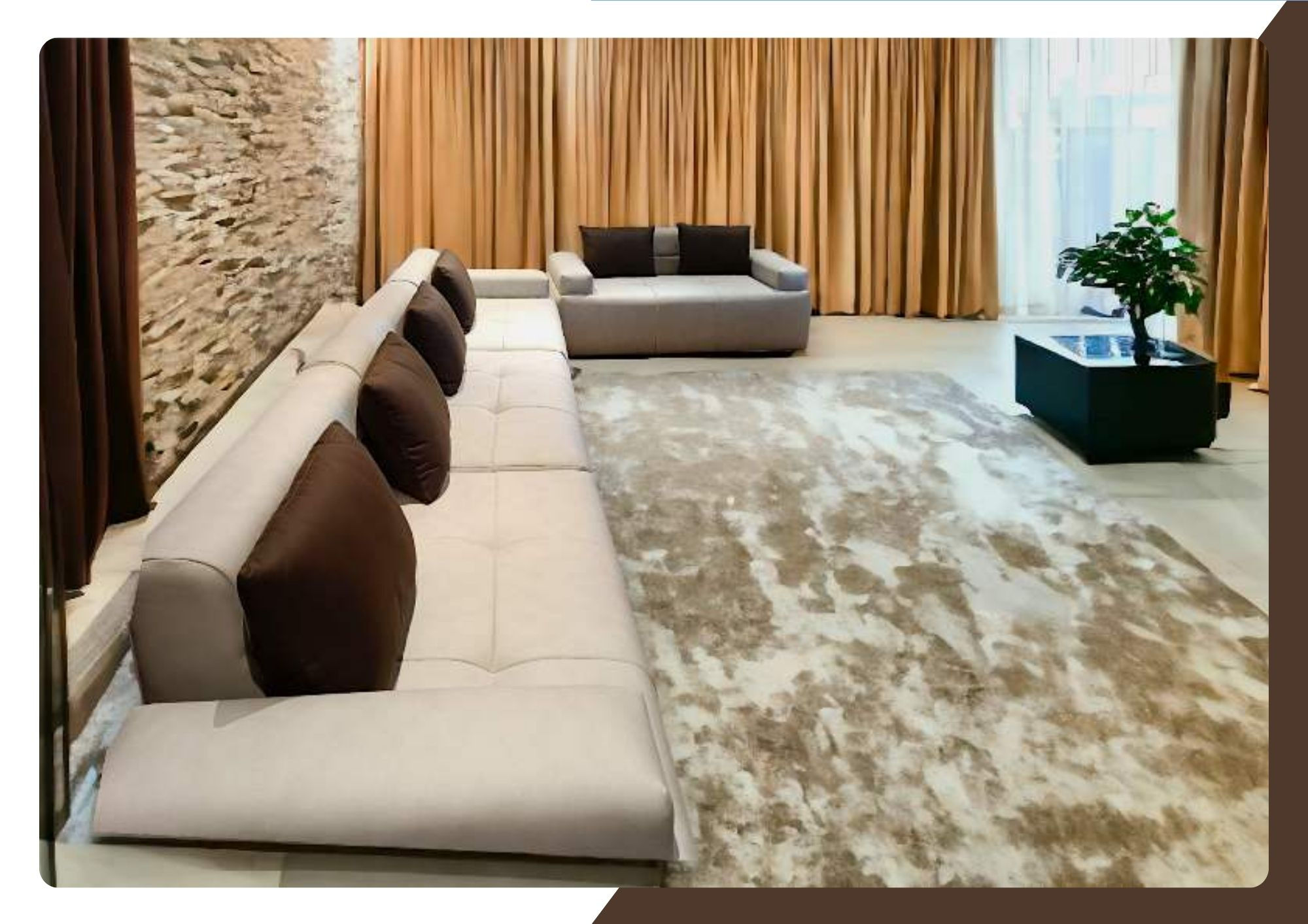 Luxe Modular Sectional Sofa Set