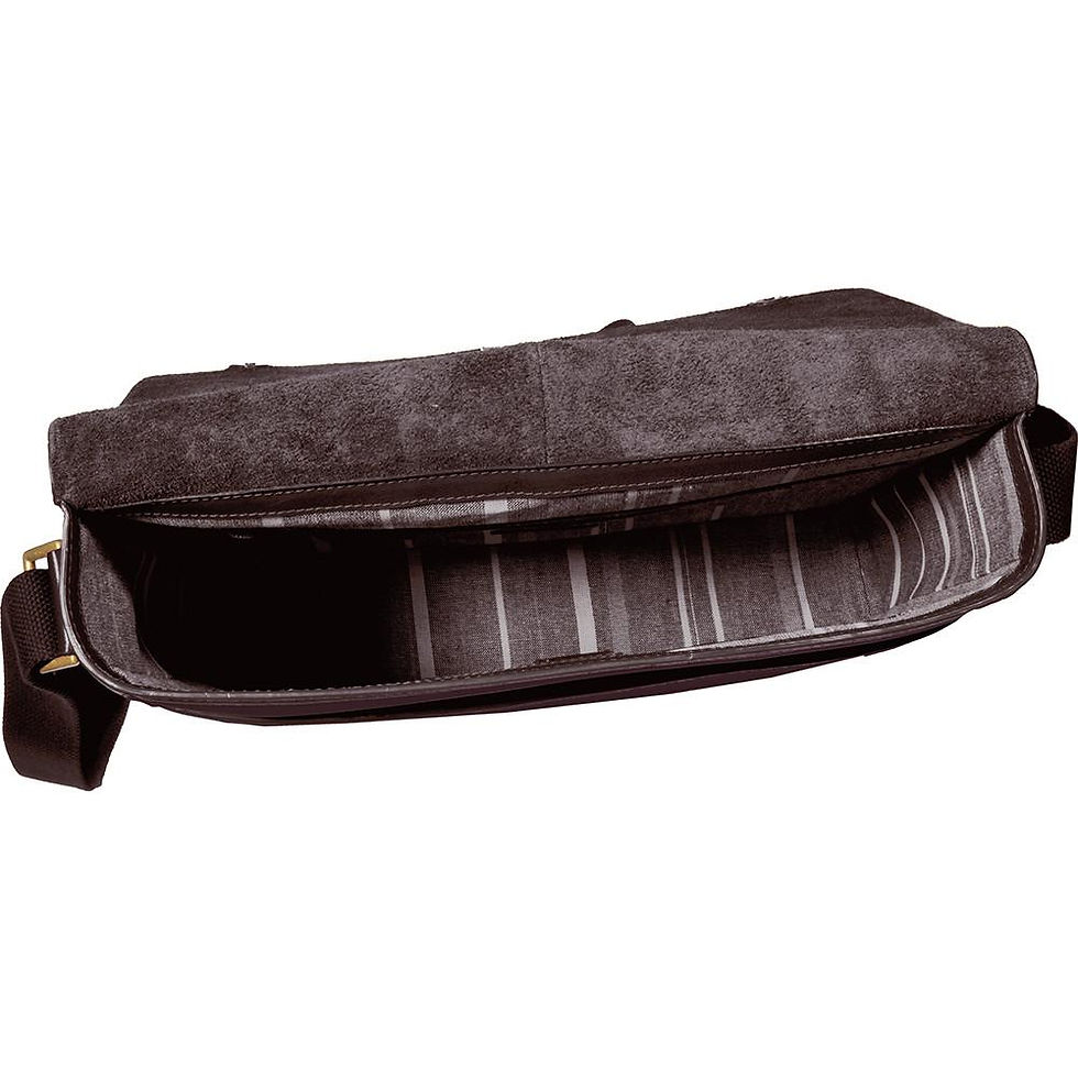 Thumbnail: Aiden Horizontal Leather Messenger Bag