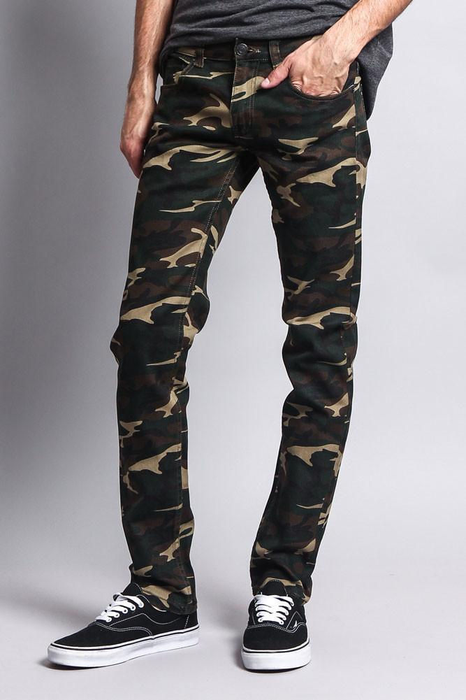 Thumbnail: Men's Camo Skinny Jeans