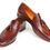 Thumbnail: Paul Parkman Men's Tassel Loafer Brown Leather (ID#049-BRW)