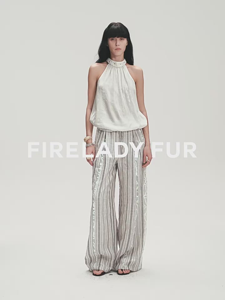 Thumbnail: "Light and Shadow" Retro Posey Halter Neck Vest