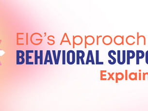 Our Approach to Behavioral Support