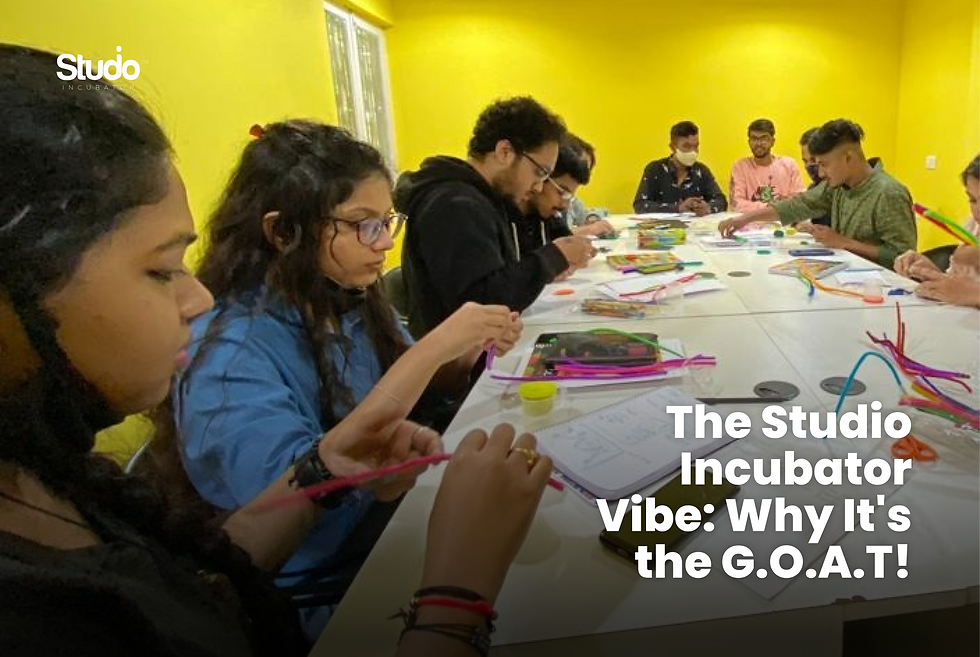 The Studio Incubator Vibe: Why It's the G.O.A.T!