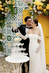 Elegant Champagne Tower Wedding Celebration.jfif
