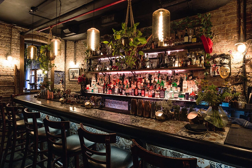 Cozy New York City venue with warm lighting and inviting atmosphere, ideal for winter birthday celebrations.