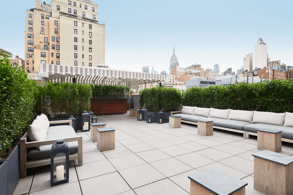 Stunning skyline rooftop views from The Moore