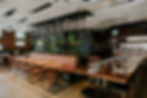 Versatile dining room at El Raval.