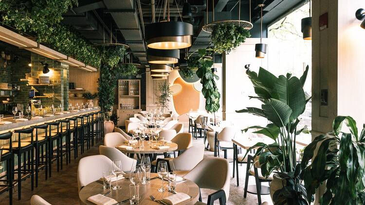 Marsanne private dining space in Chelsea, featuring a sophisticated atmosphere ideal for corporate gatherings and team-building.