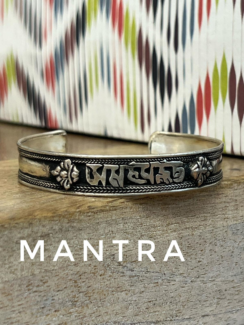Bracciale tibetano mantra om
