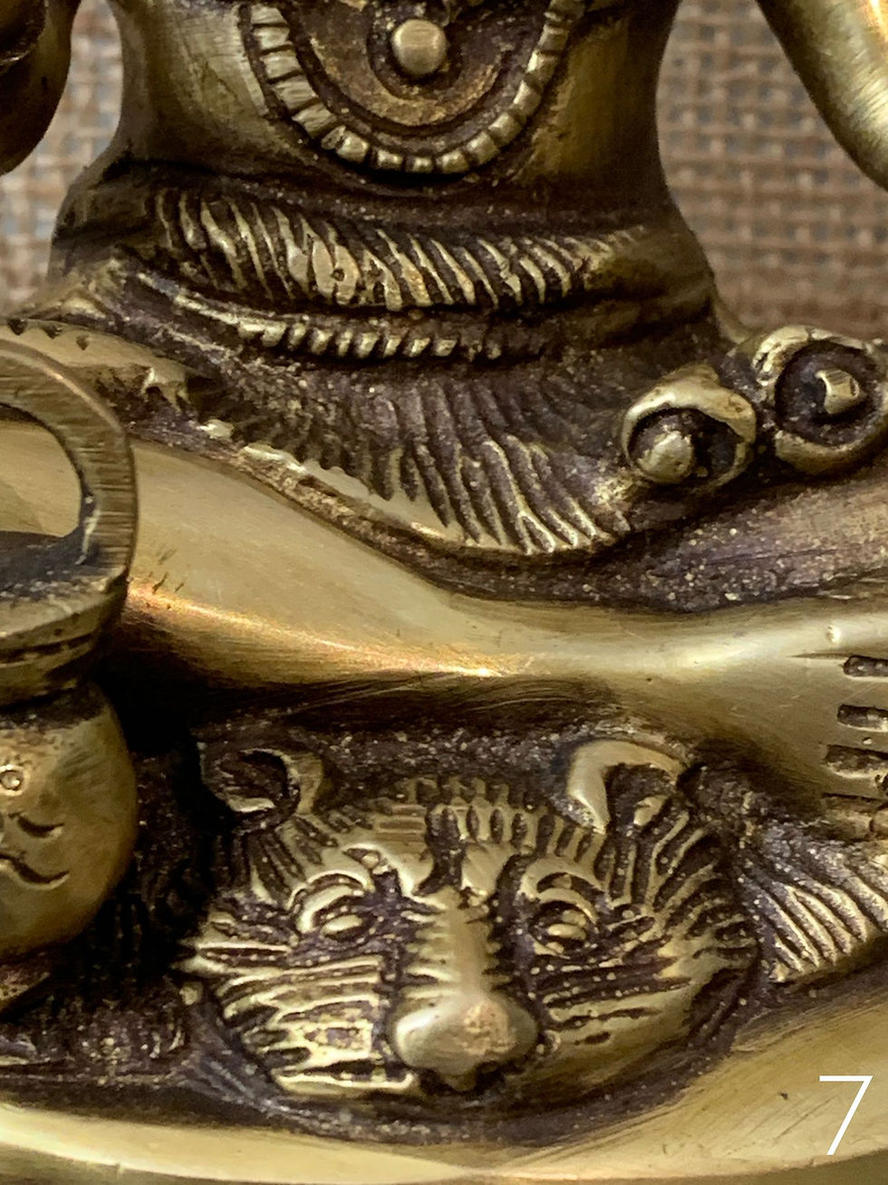 Miniatura: STATUA IN BRONZO - SHIVA