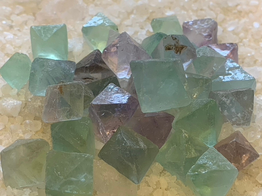 FLUORITE - OTTAEDRI NATURALI