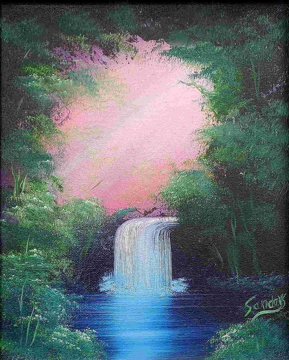 Waterfall $45 (8x10) (3 hour class)