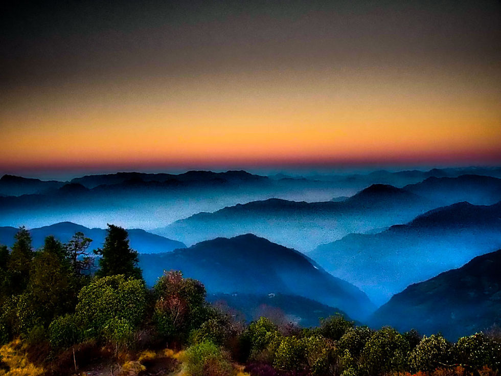 Sunrise over Poon Hill