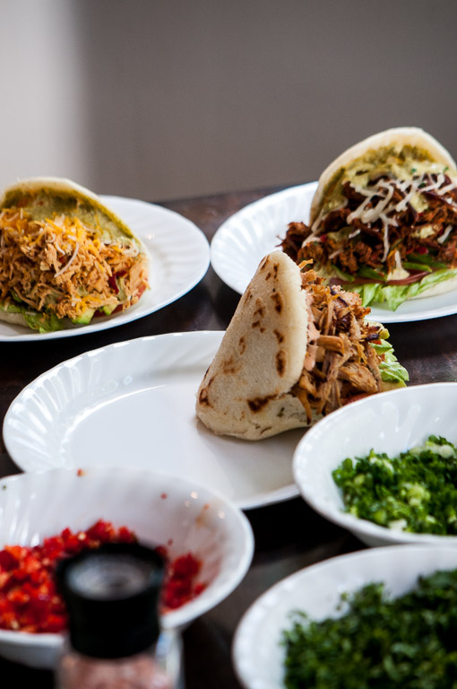 Arranged Food and Objects