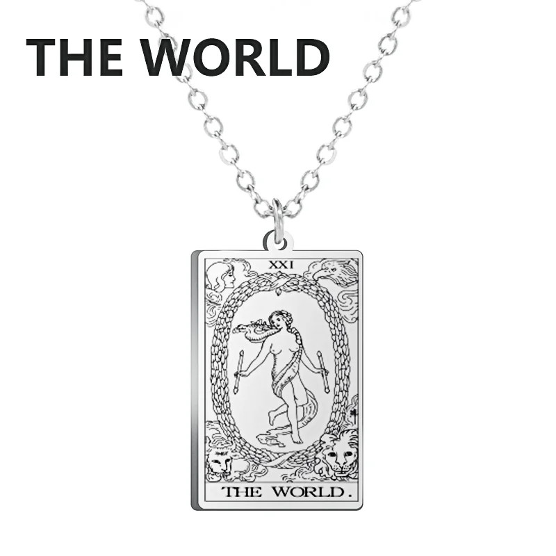 Miniatyrbilde: Tarotkortsmykke med Major Arcana