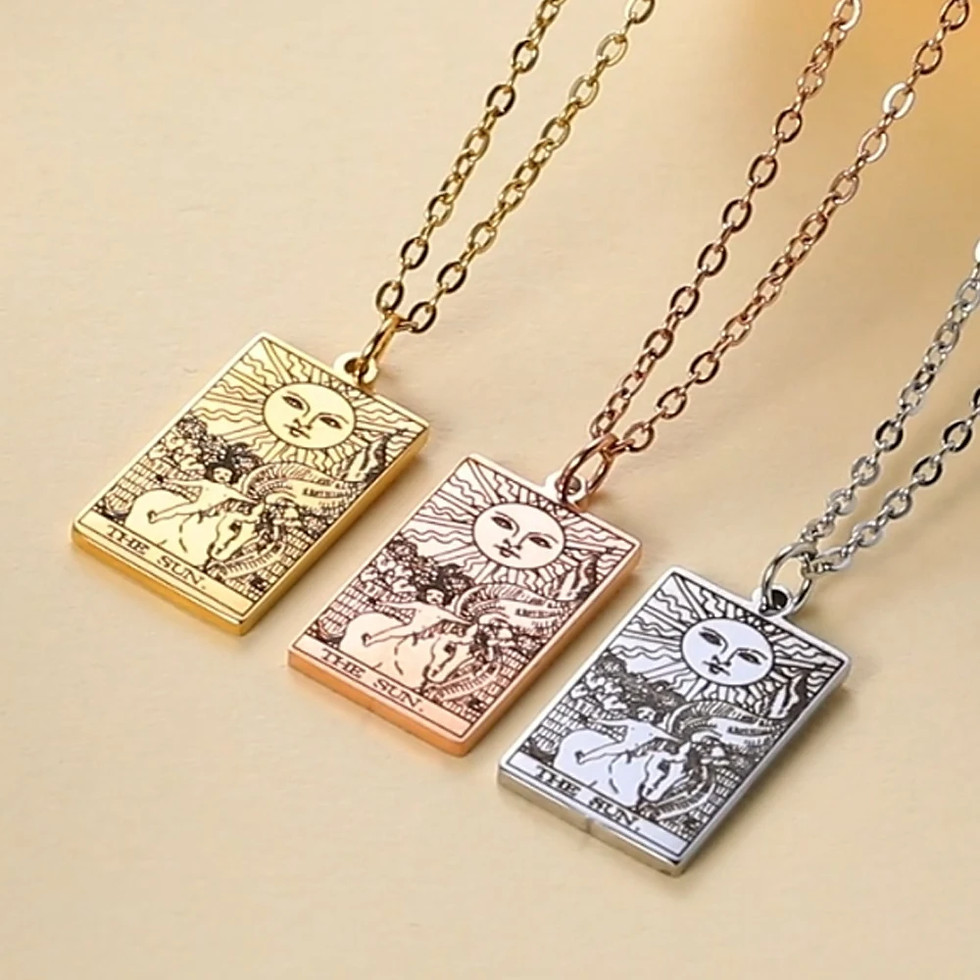 Miniatyrbilde: Tarotkortsmykke med Major Arcana