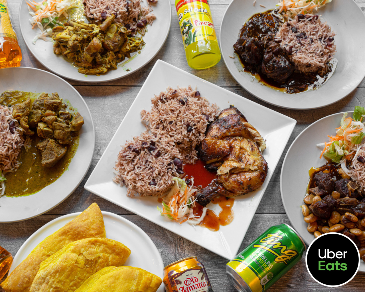 Arranged Food and Objects