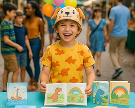 "Empowering a young author to bring his ideas to life through bookmaking."