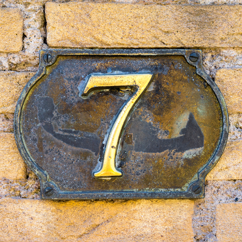 Zahl 7 als Symbol für Intuition, Erkenntnis und innere Weisheit in der Numerologie