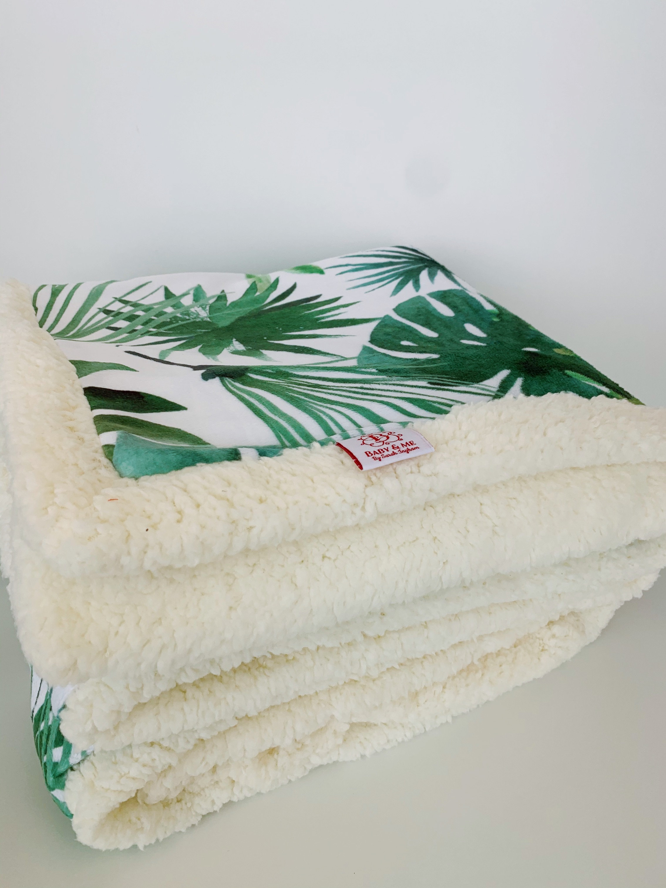 Botanical Cuddle Up Blanket Extra Large Adult Size Baby & Me