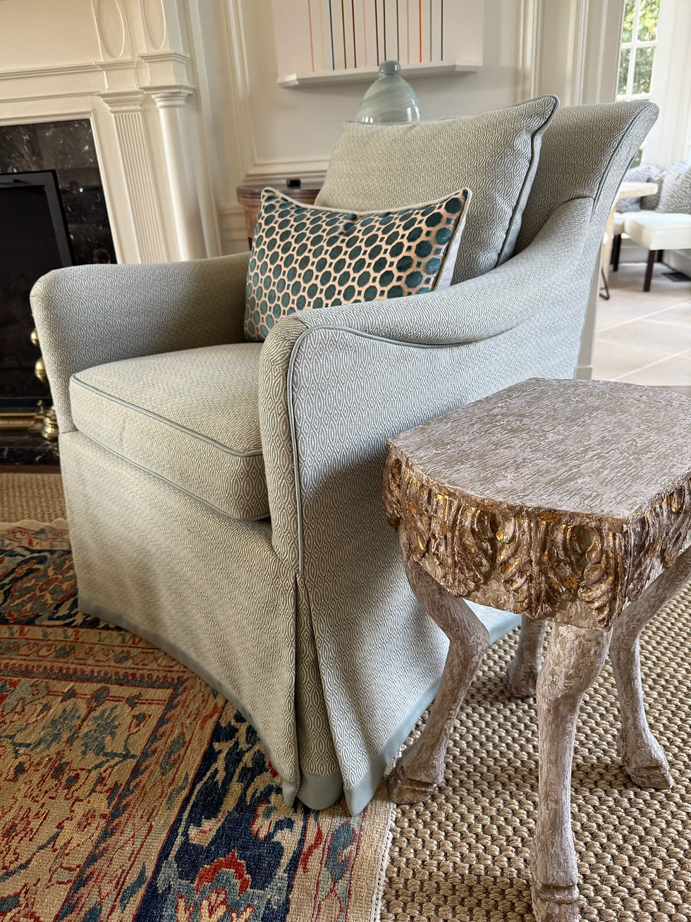 Thumbnail: Upholstered Club Chair - 2 Available