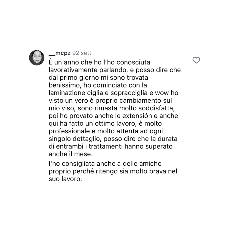 recensioni lux lash extension ciglia Milano